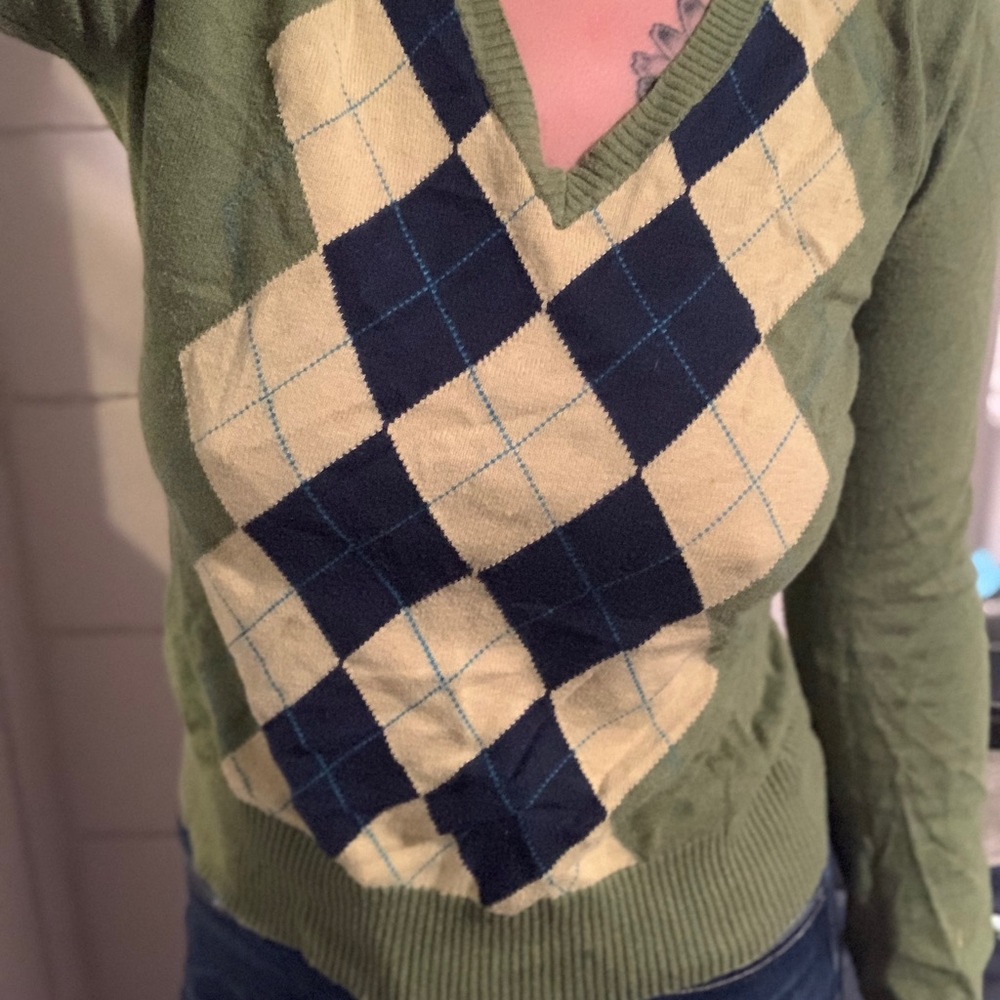 Argyle sweater
